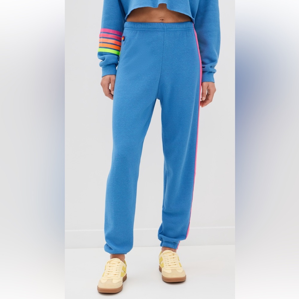 Aviator Nation 5 stripe sweatpants